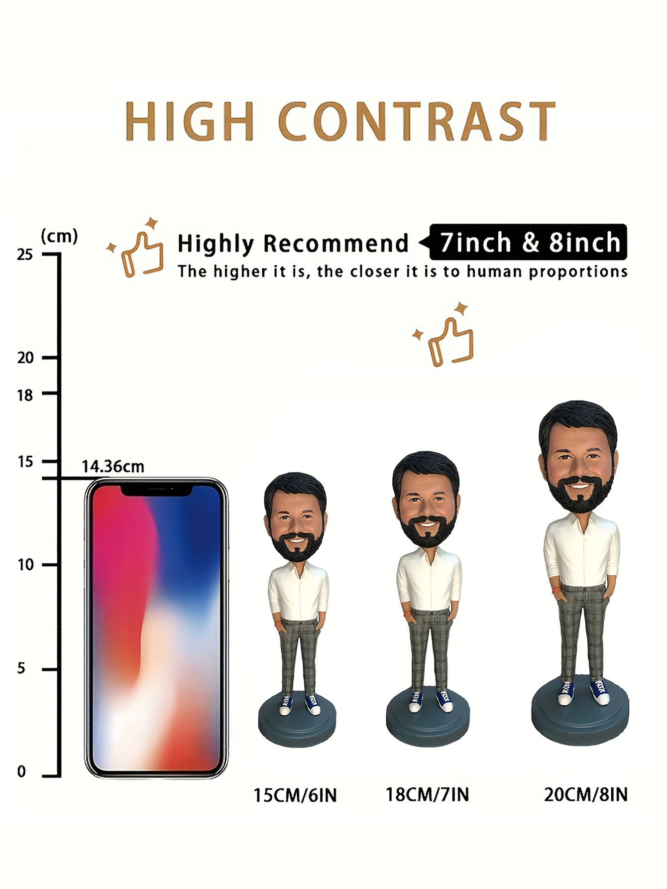 Customized Female Doctor Figurine, Personalized Doctor Bobblehead Doll